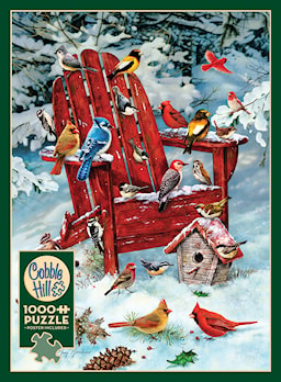 Puslespill Adirondack Birds 1000 brikker, Cobble Hill